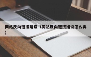 定安网站反向链接建设（网站反向链接建设怎么弄）